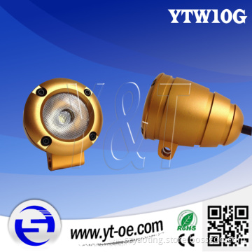 High Quality Pure Aluminum IP68 CREE 10W LED Auto Driving Light with Spot/Flood Beam, CE & RoHS Certificated
